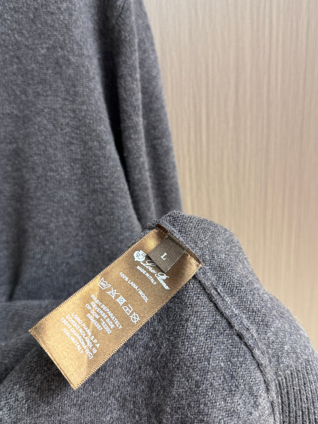 LP 26S ZIP NECK KNIT SWEATER 428