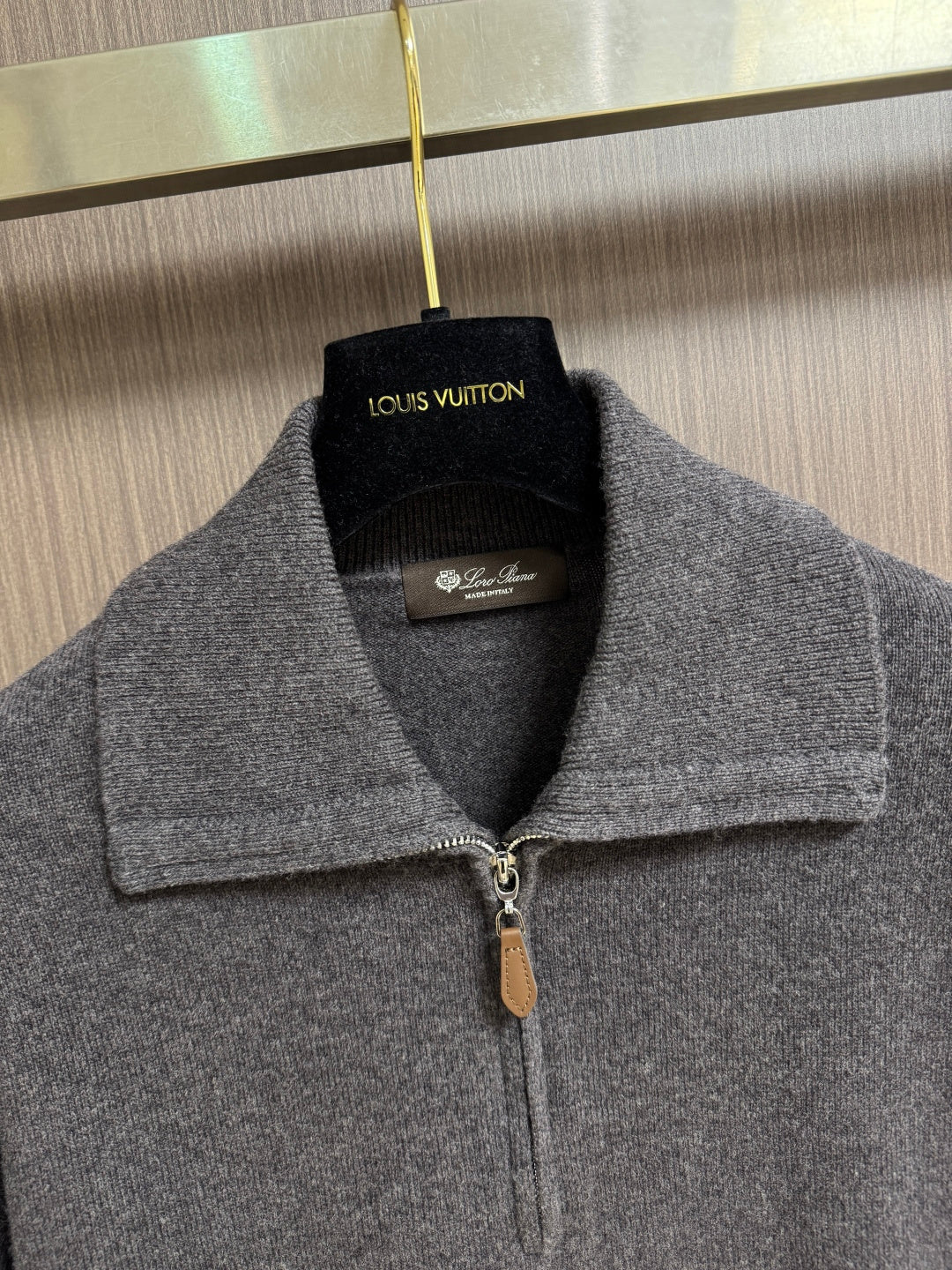LP 26S ZIP NECK KNIT SWEATER 428
