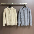 DIOR 26S KNITTED HOODED SWEATER 1007