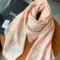 CHANEL 26S SCARF 135 IN CASHMERE AND SILK 306125