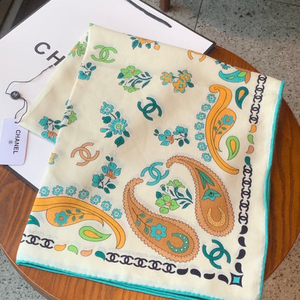 CHANEL 26S SCARF 135 IN CASHMERE AND SILK 306128