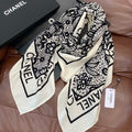 CHANEL 26S SCARF 135 IN CASHMERE AND SILK 306134