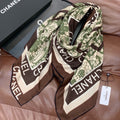 CHANEL 26S SCARF 135 IN CASHMERE AND SILK 306136
