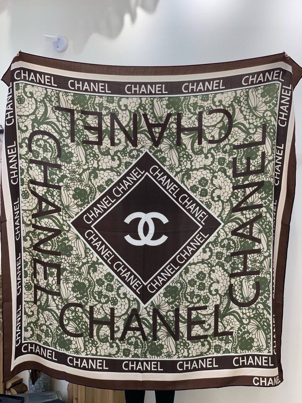 CHANEL 26S SCARF 135 IN CASHMERE AND SILK 306136