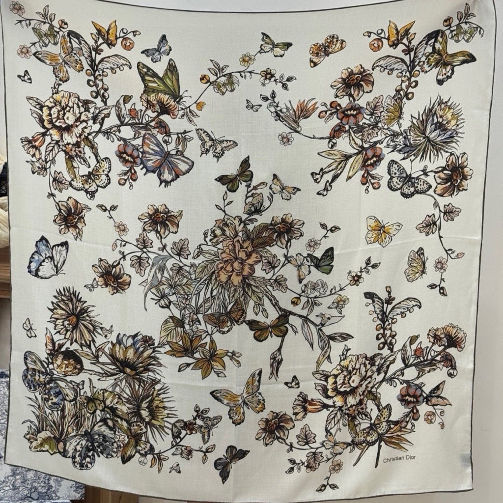 DIOR 26S SCARF 135CM IN CASHMERE SILK 309304
