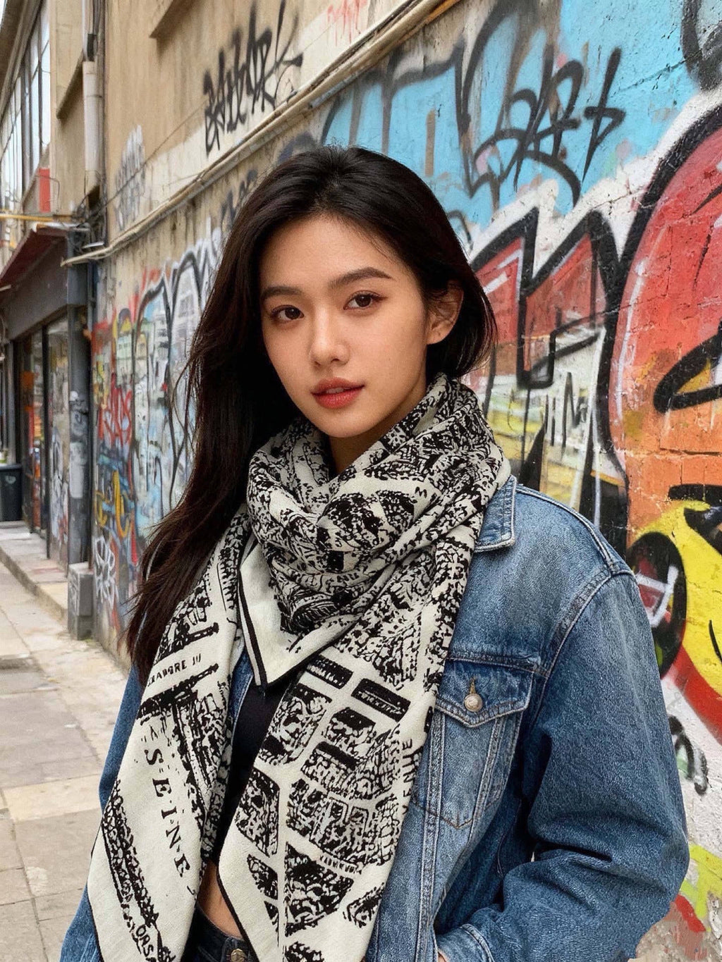 DIOR 26S SCARF 140CM IN SILK 309356