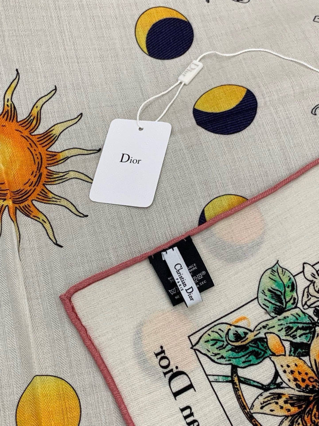DIOR 26S SCARF 140CM IN CASHMERE SILK 309358