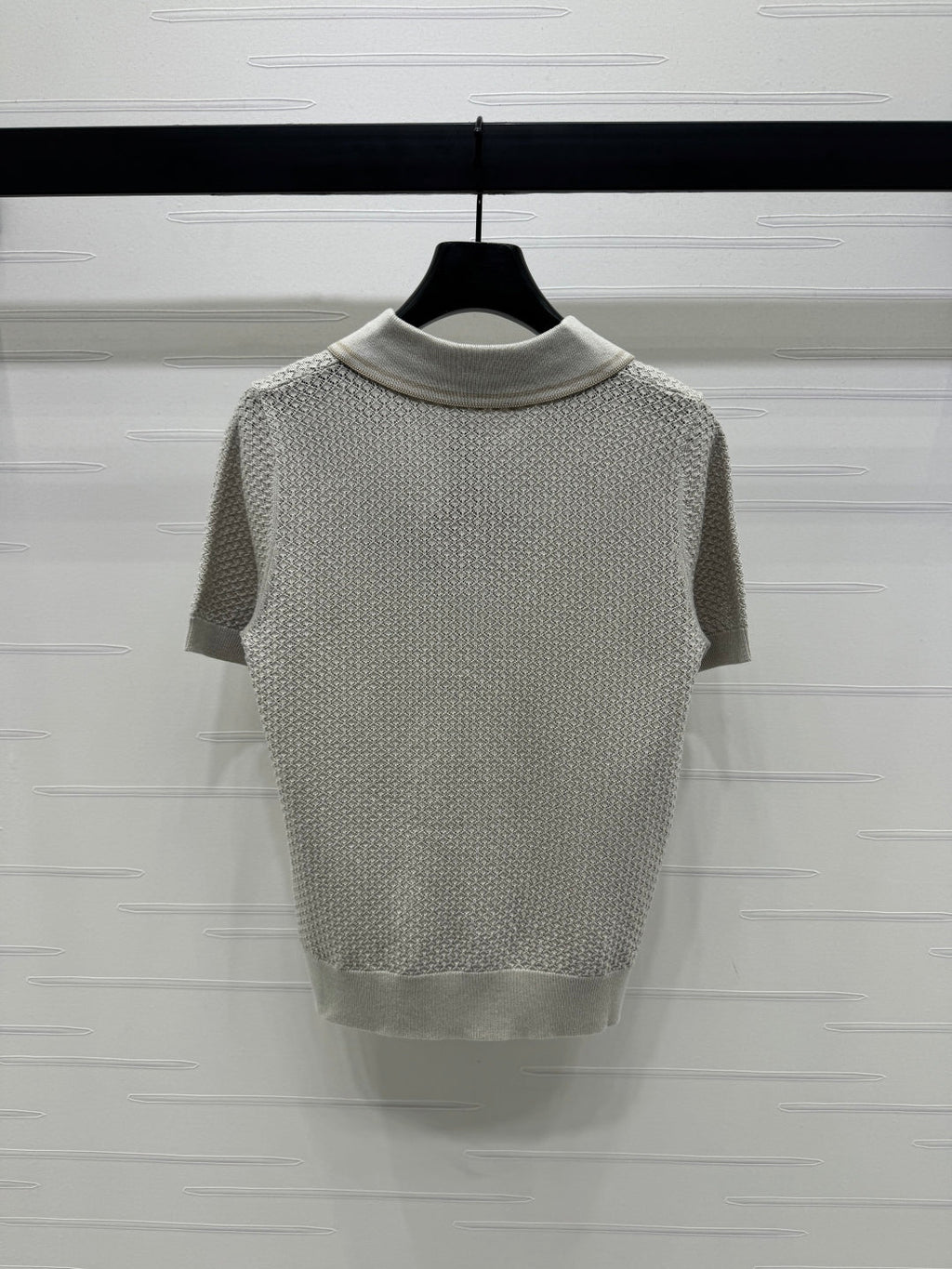 MIUMIU SHORT-SLEEVE KNIT POLO 269487