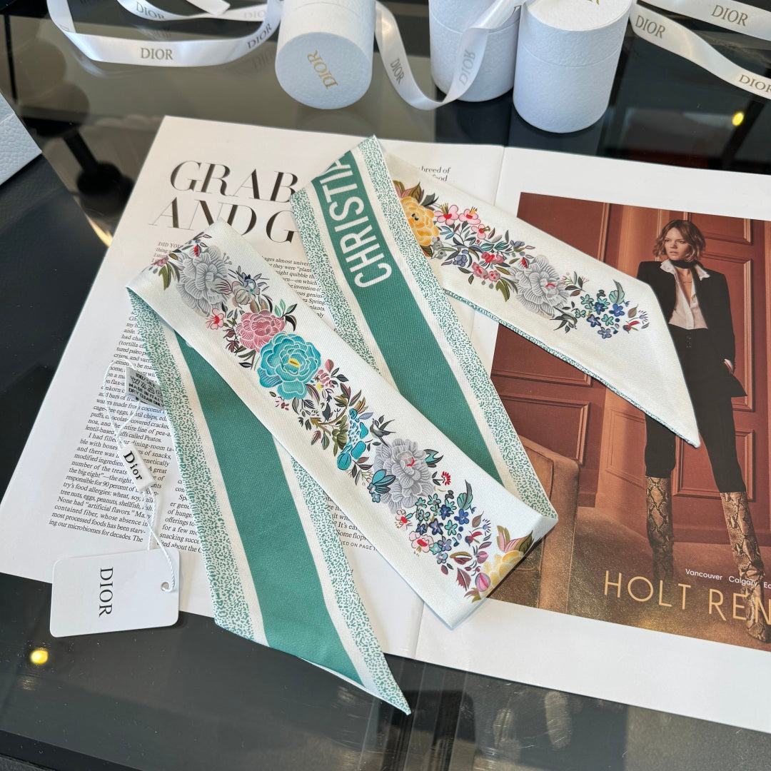 DIOR 26S SCARF 100CM IN SILK 280952