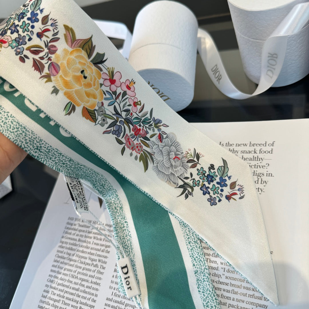 DIOR 26S SCARF 100CM IN SILK 280952