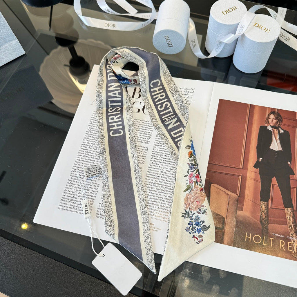 DIOR 26S SCARF 100CM IN SILK 280953