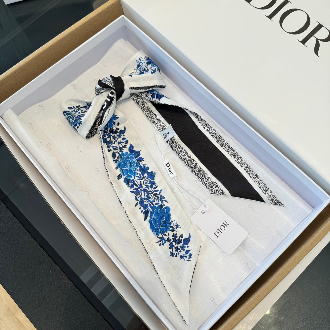 DIOR 26S SCARF 100CM IN SILK 280954