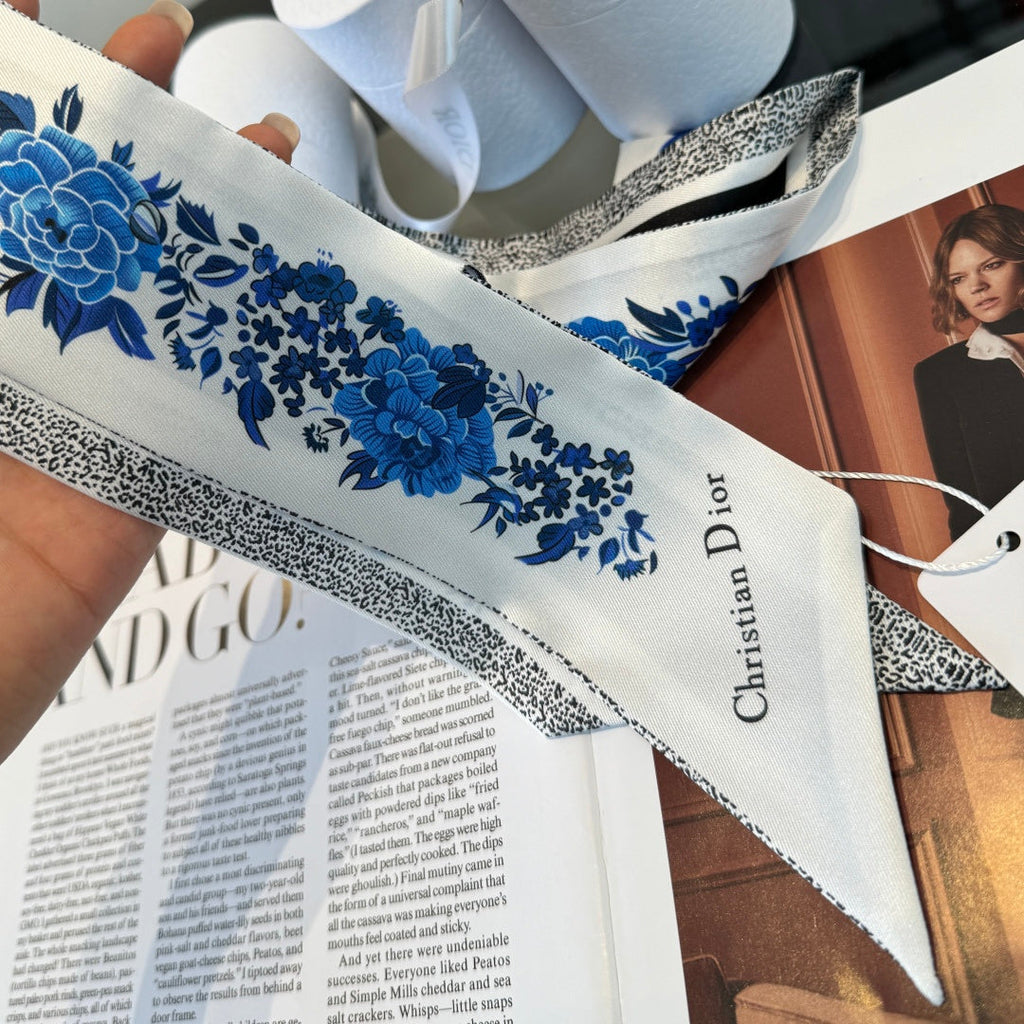 DIOR 26S SCARF 100CM IN SILK 280954