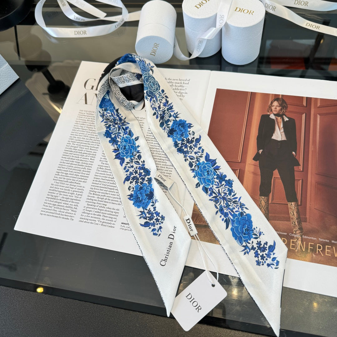 DIOR 26S SCARF 100CM IN SILK 280954