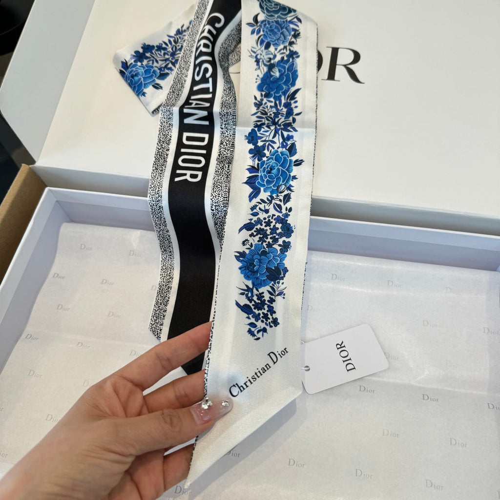 DIOR 26S SCARF 100CM IN SILK 280954