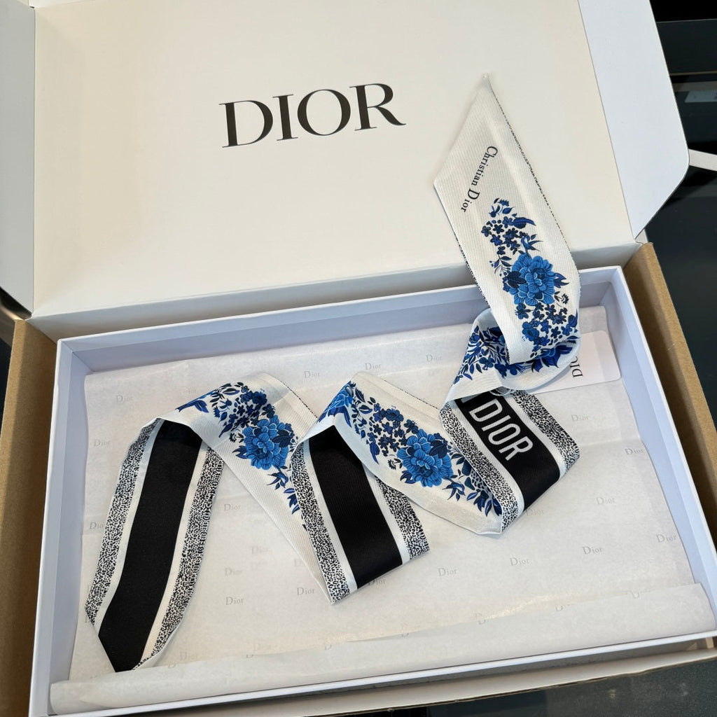 DIOR 26S SCARF 100CM IN SILK 280954