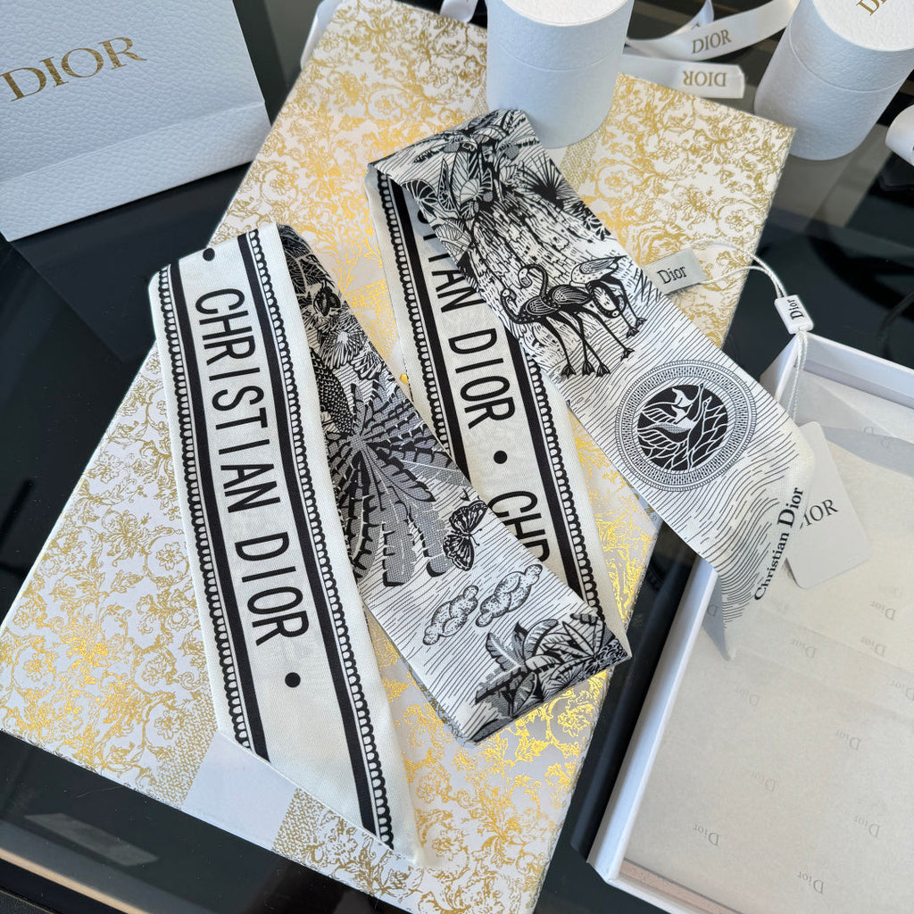 DIOR 26S SCARF 105CM IN SILK 304002