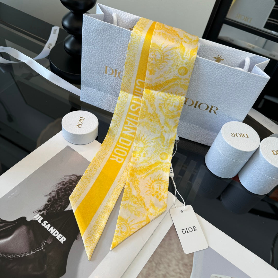 DIOR 26S SCARF 100CM IN SILK 225244