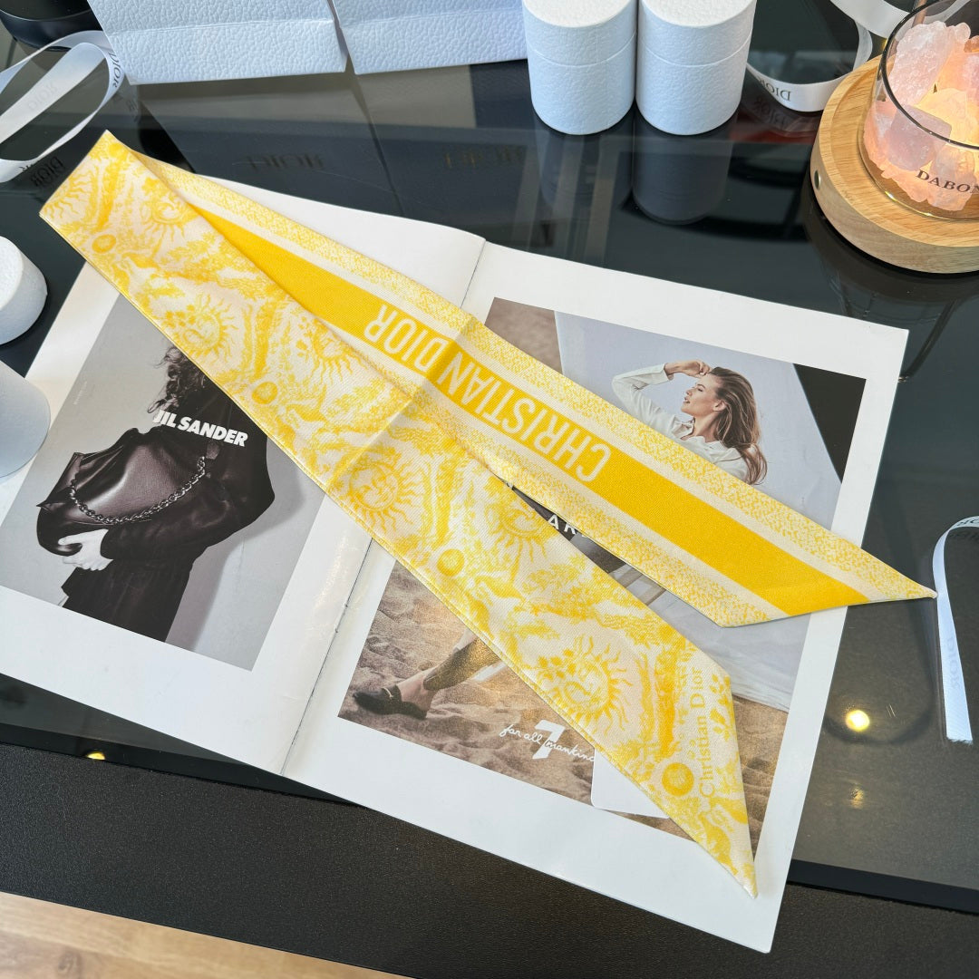 DIOR 26S SCARF 100CM IN SILK 225244