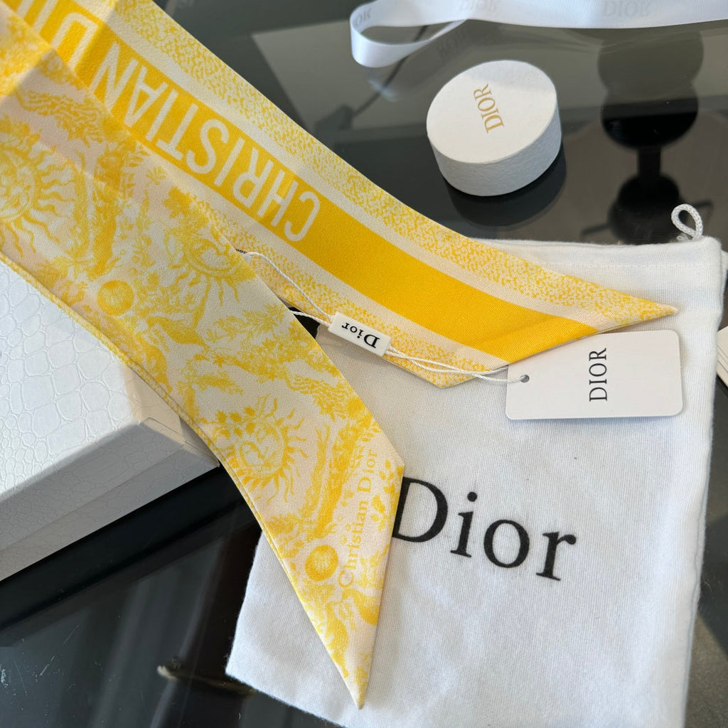 DIOR 26S SCARF 100CM IN SILK 225244