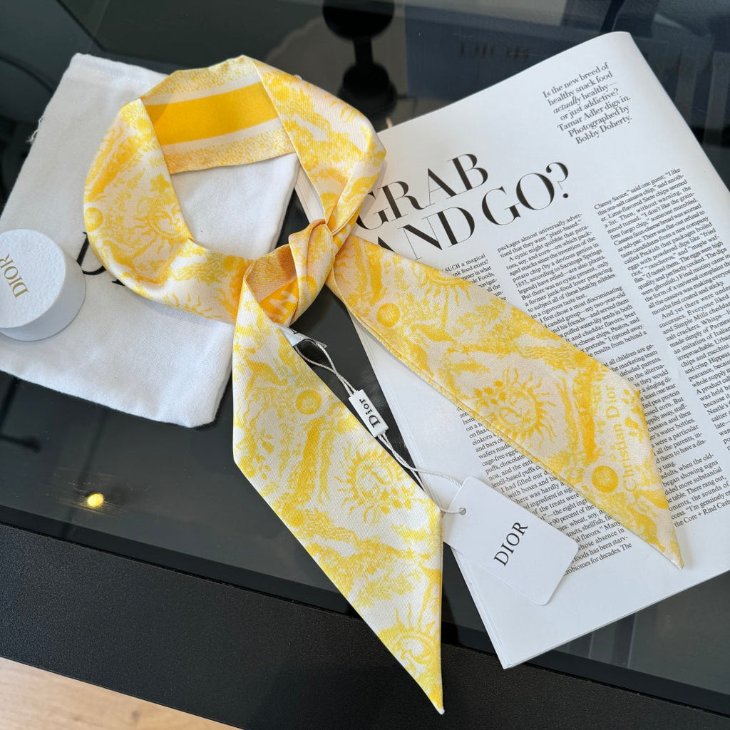 DIOR 26S SCARF 100CM IN SILK 225244