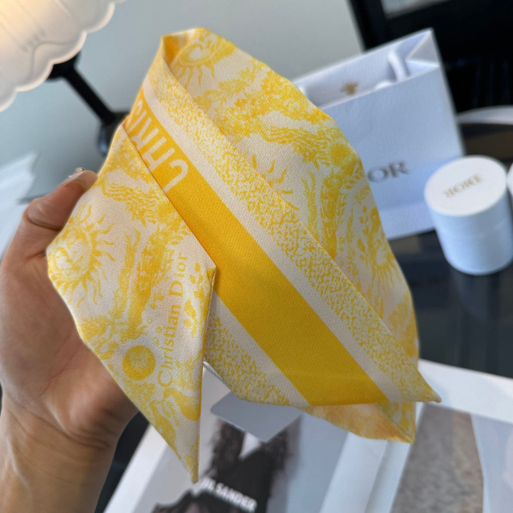 DIOR 26S SCARF 100CM IN SILK 225244