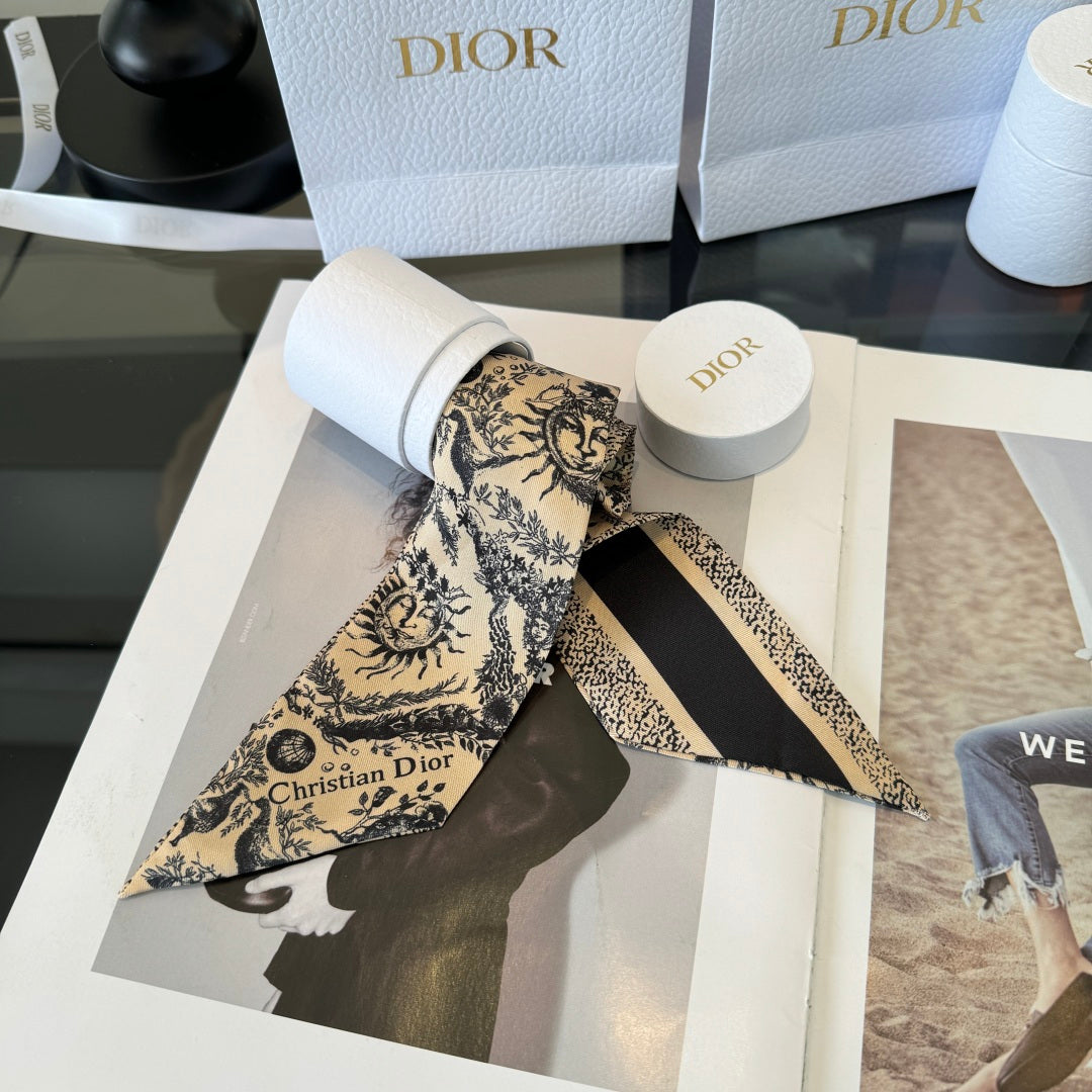 DIOR 26S SCARF 100CM IN SILK 225245