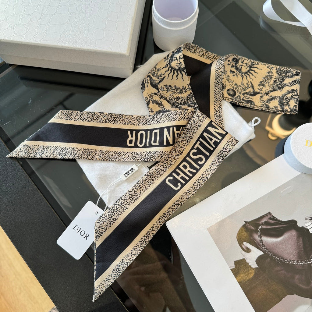 DIOR 26S SCARF 100CM IN SILK 225245