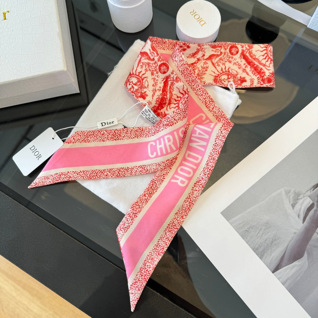 DIOR 26S SCARF 100CM IN SILK 225246
