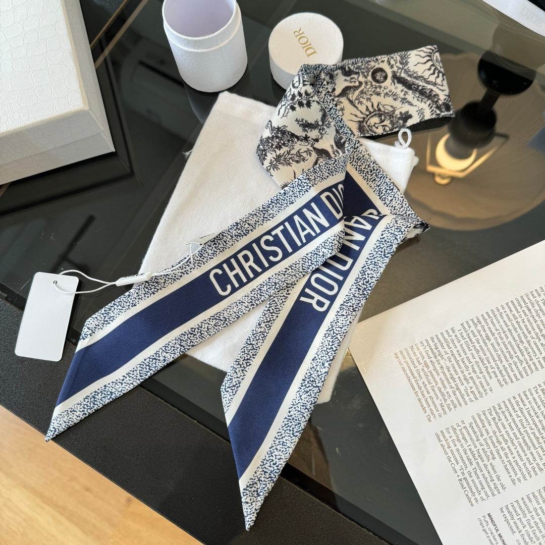 DIOR 26S SCARF 100CM IN SILK 225247