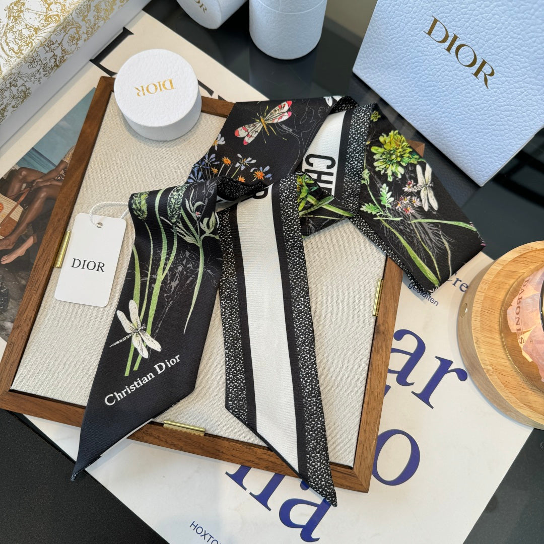 DIOR 26S SCARF 100CM IN SILK 250436