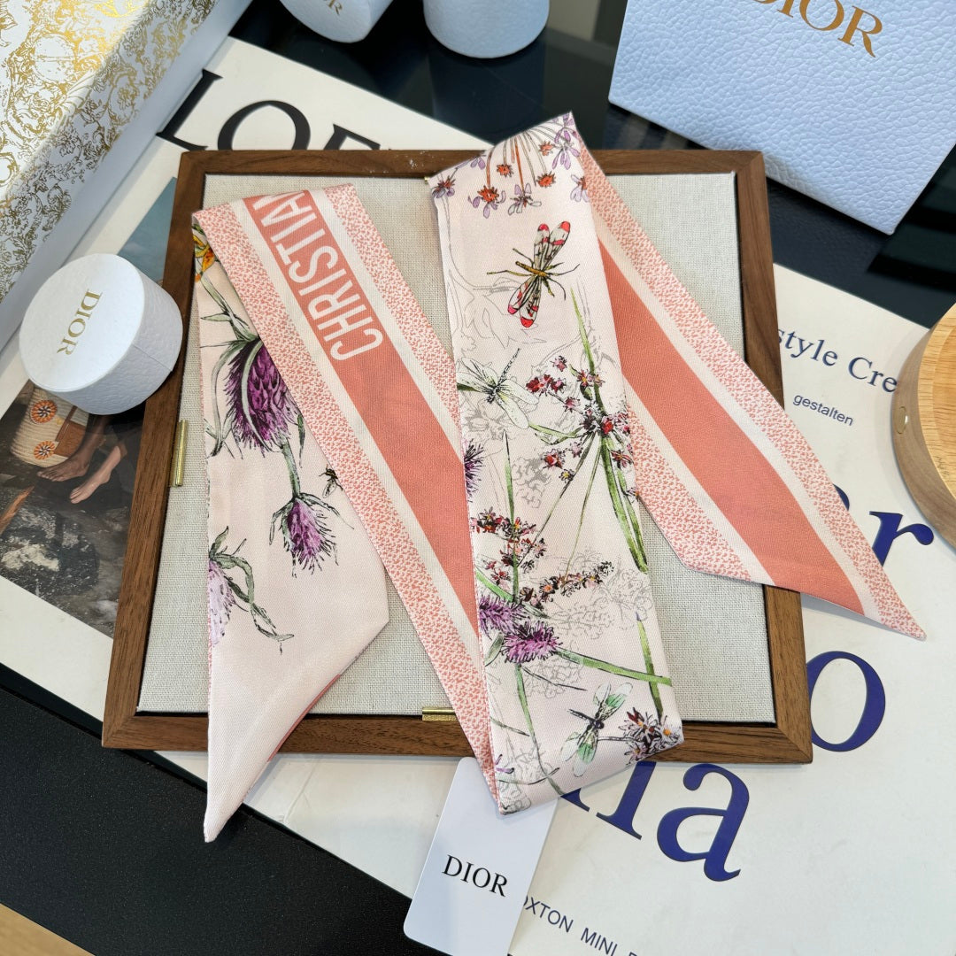DIOR 26S SCARF 100CM IN SILK 250438