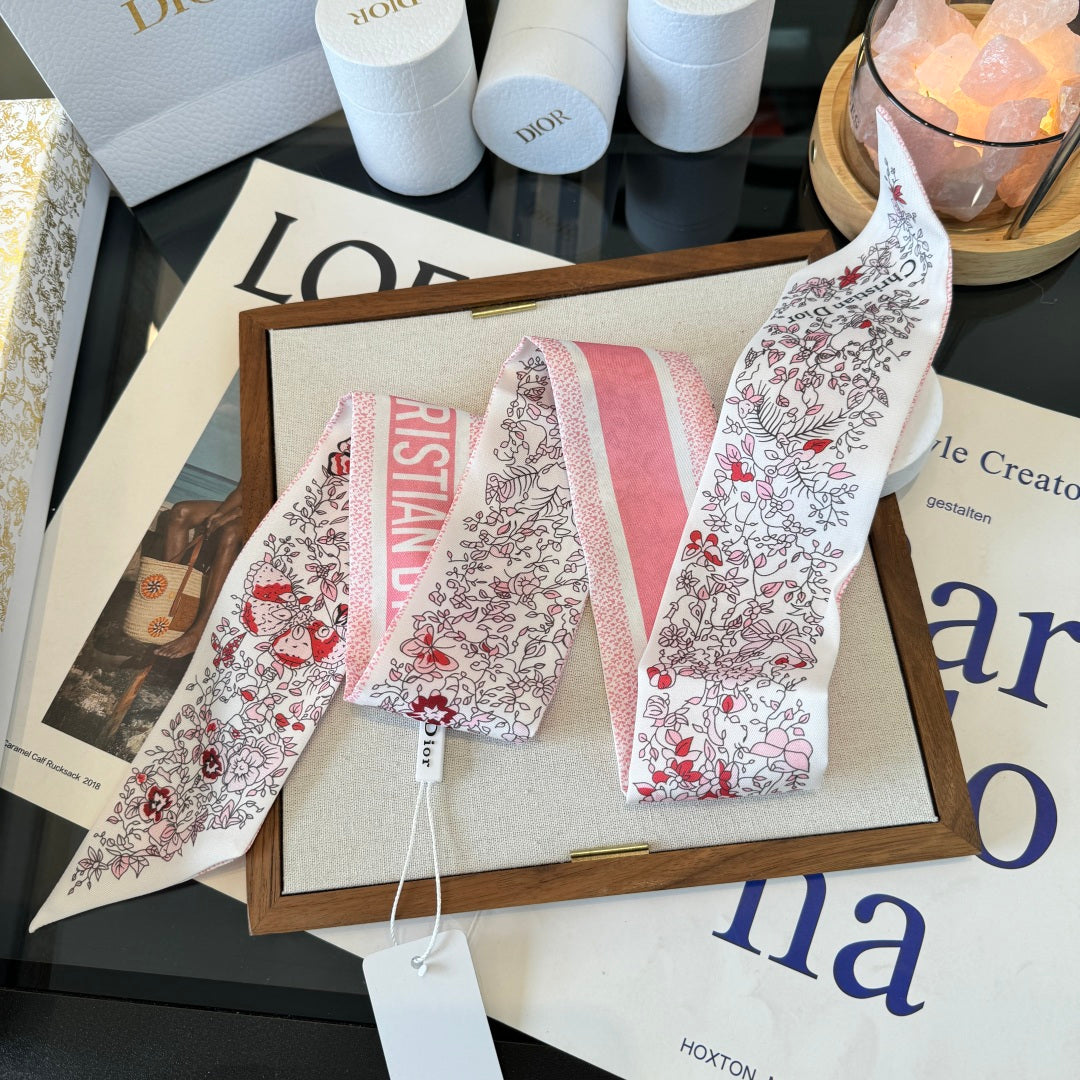 DIOR 26S SCARF 100CM IN SILK 280933