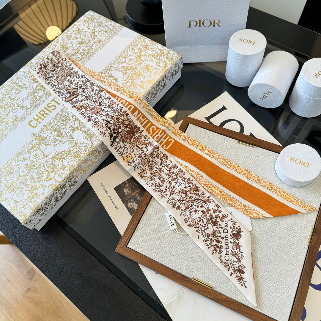 DIOR 26S SCARF 100CM IN SILK 280934