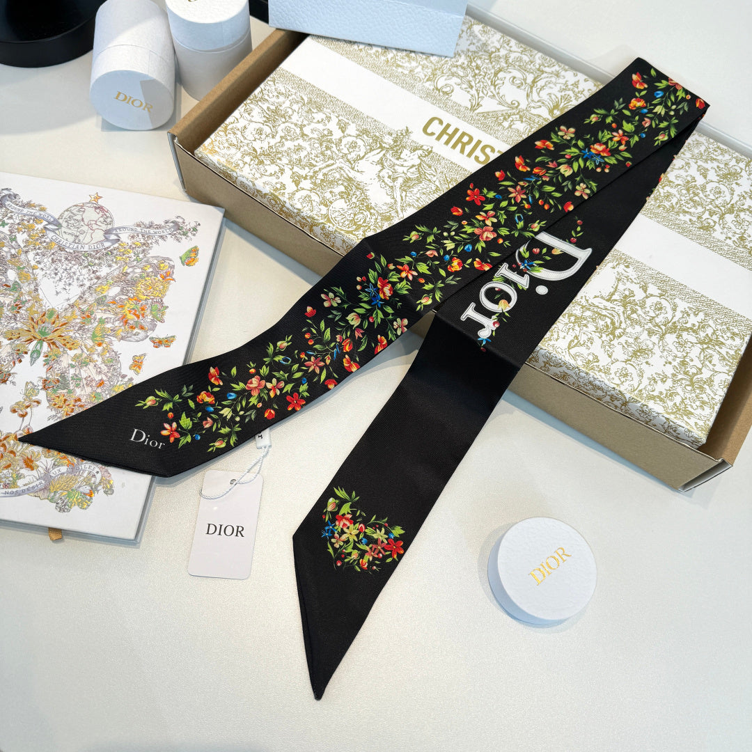 DIOR 26S SCARF 100CM IN SILK 304029