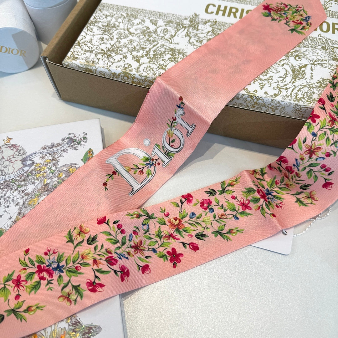 DIOR 26S SCARF 100CM IN SILK 304028