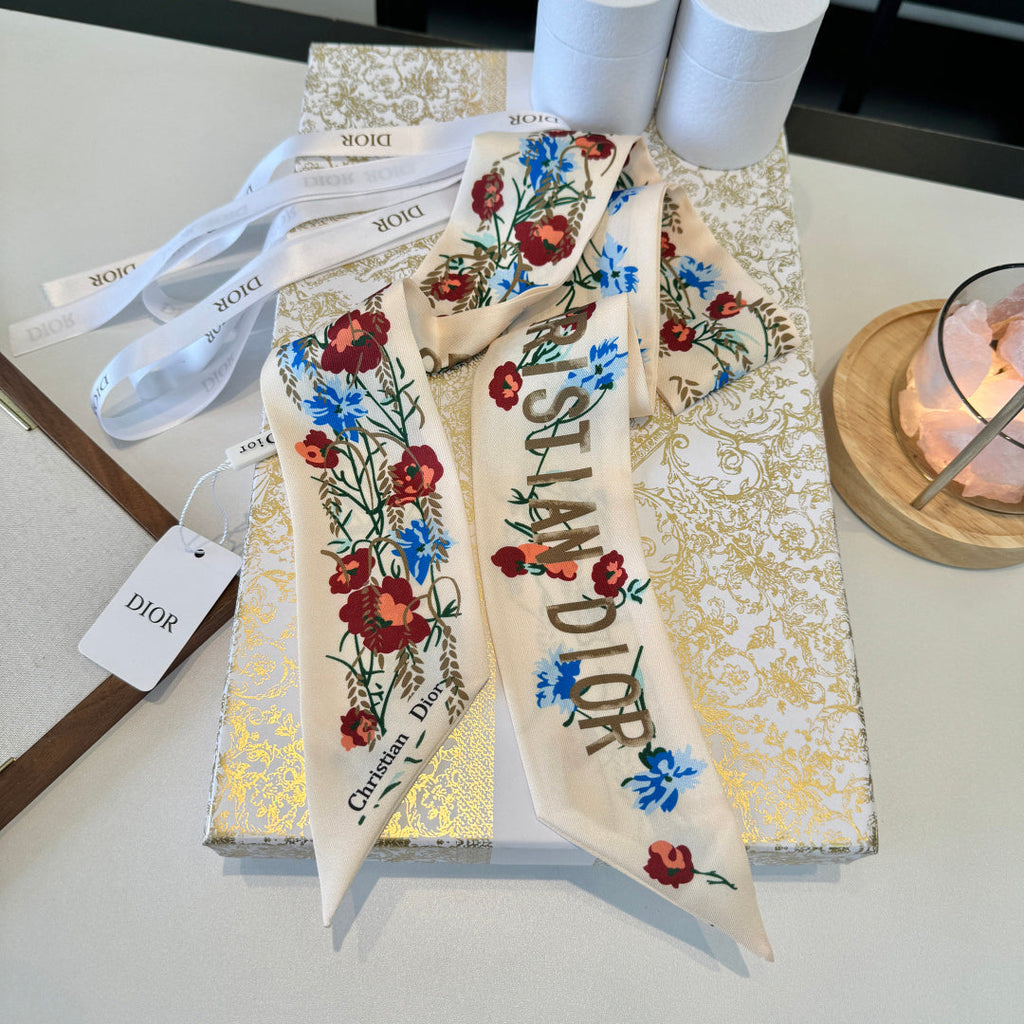 DIOR 26S SCARF 100CM IN SILK 295465