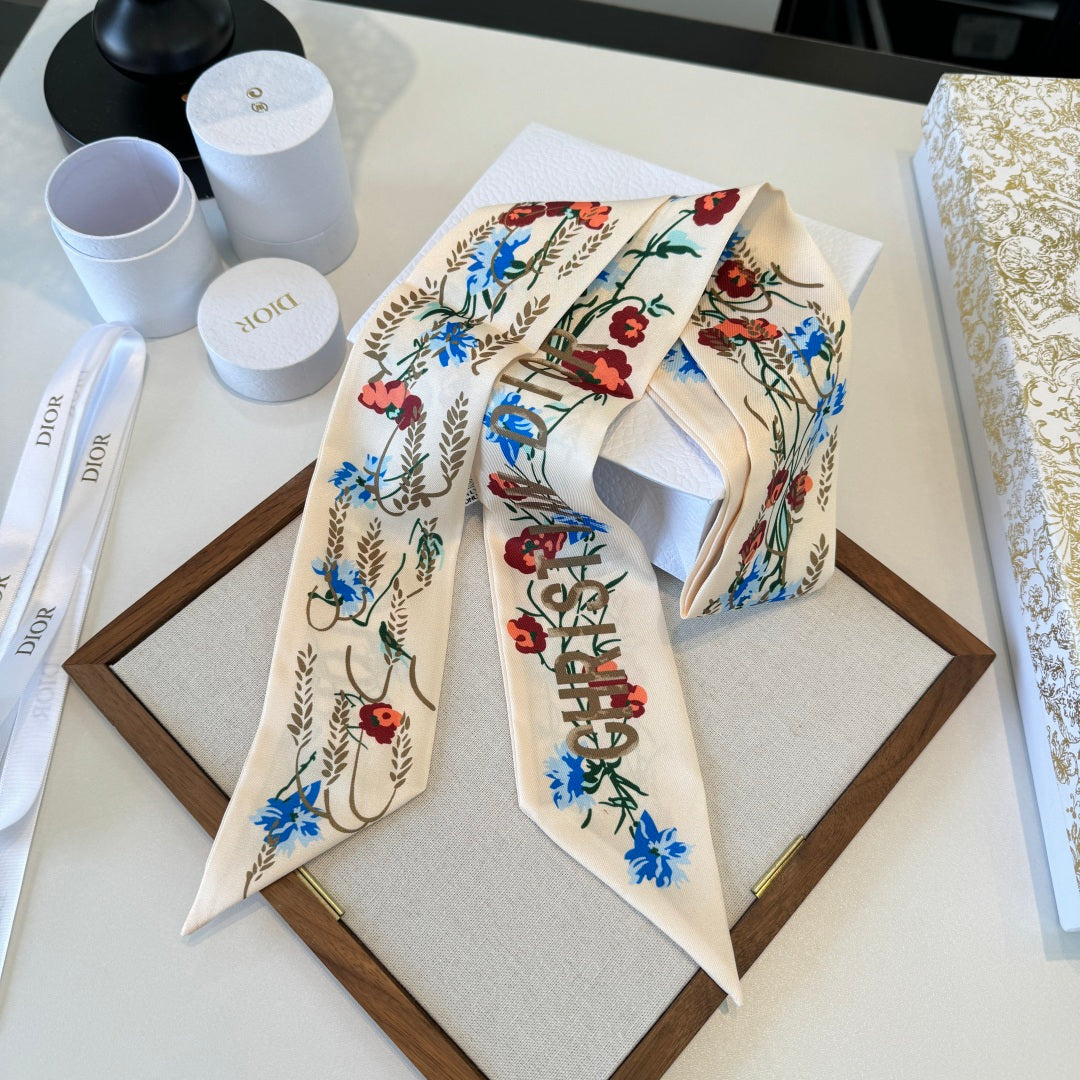 DIOR 26S SCARF 100CM IN SILK 295465