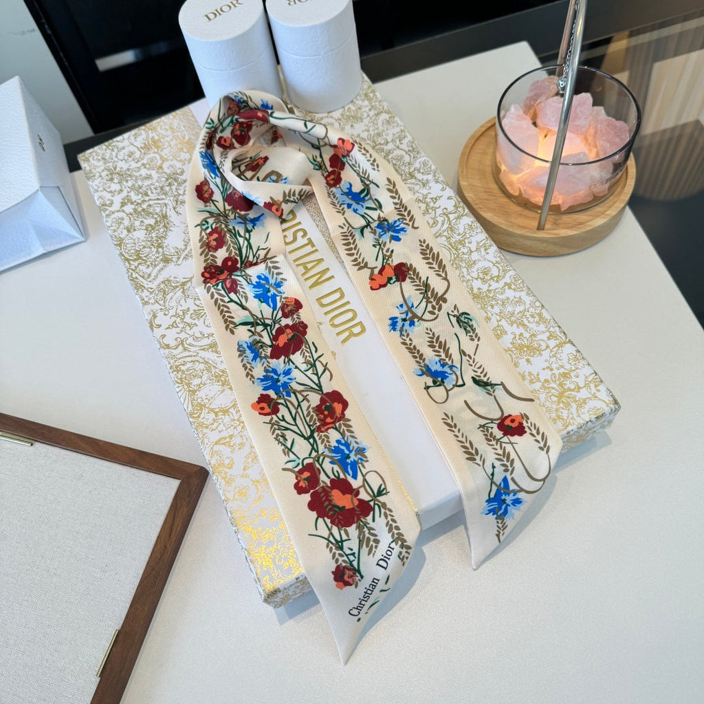 DIOR 26S SCARF 100CM IN SILK 295465