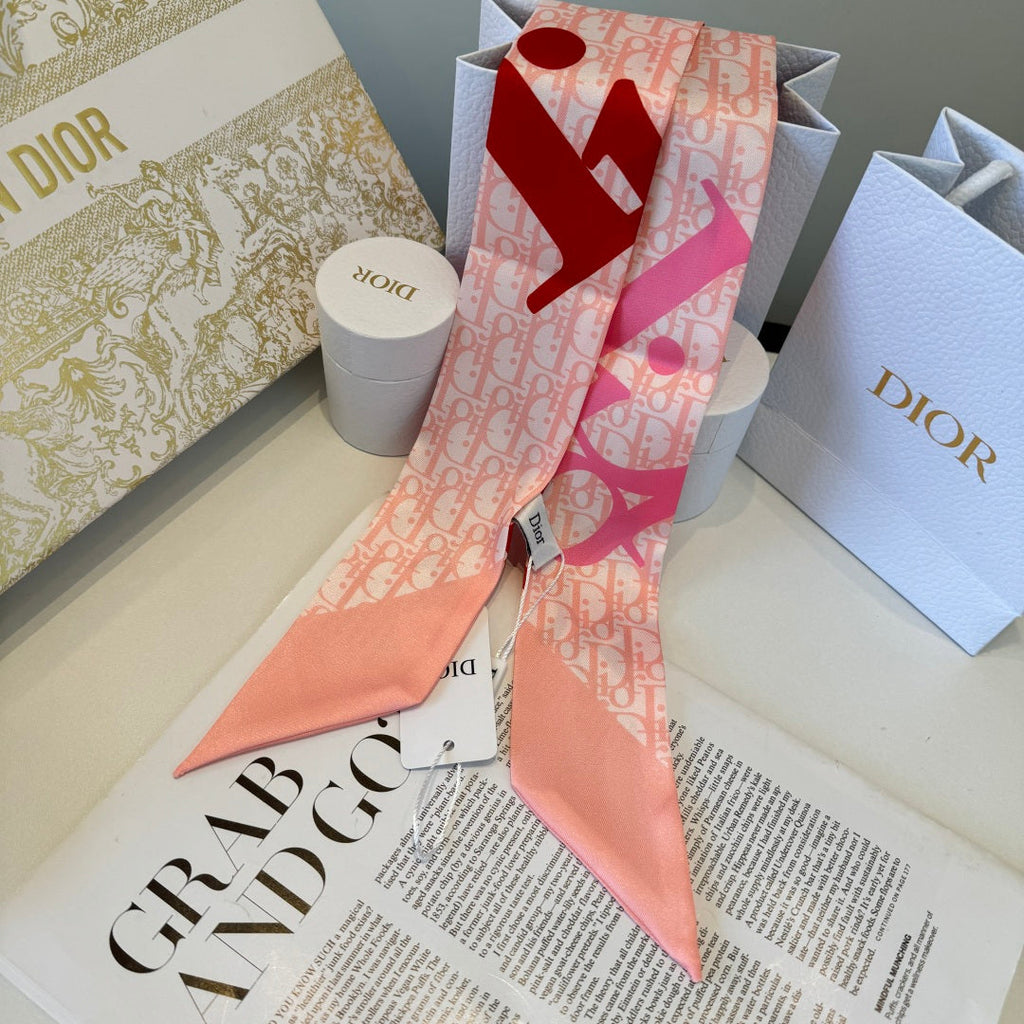 DIOR 26S SCARF 100CM IN SILK 298024