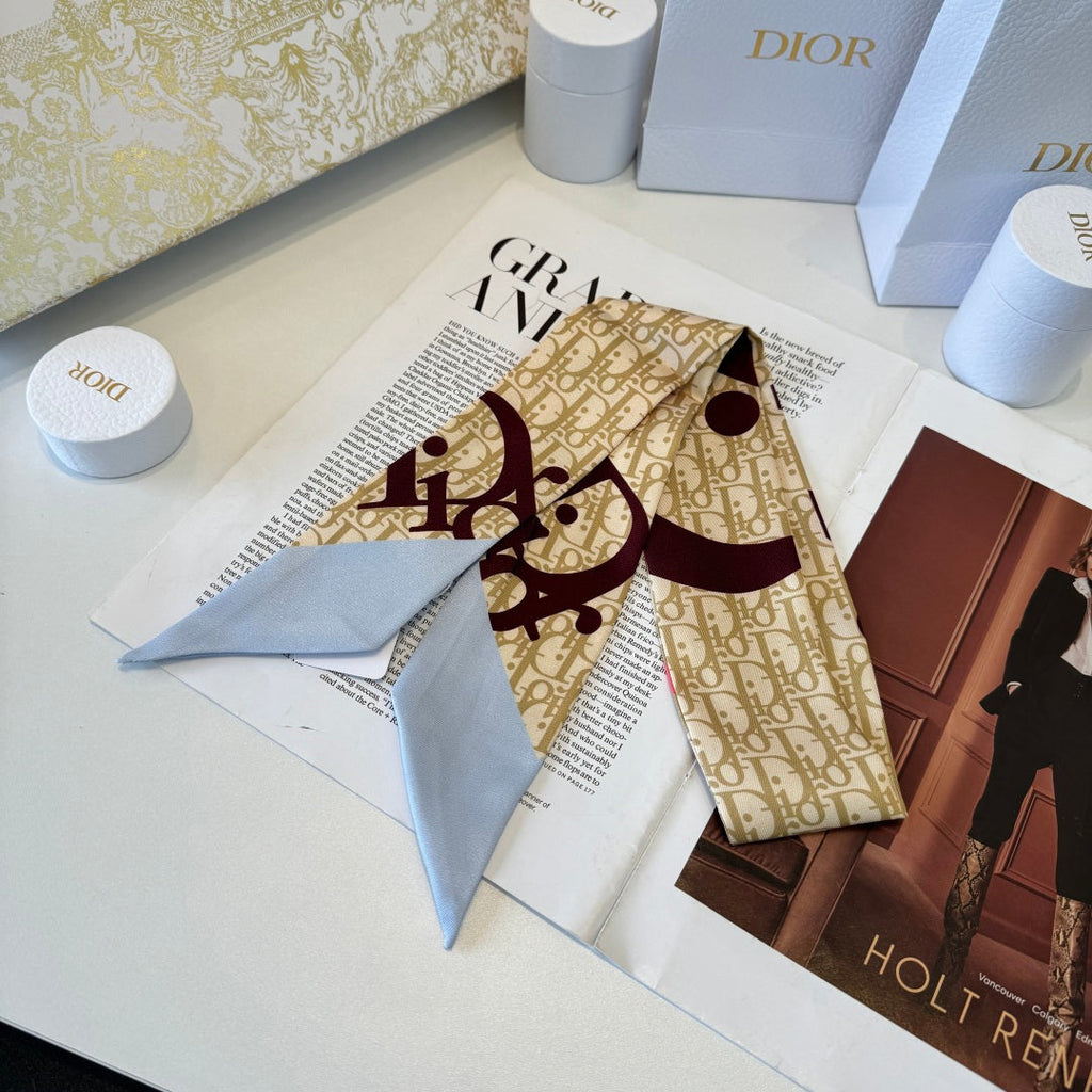 DIOR 26S SCARF 100CM IN SILK 298025