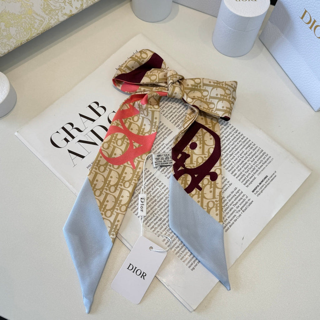 DIOR 26S SCARF 100CM IN SILK 298025