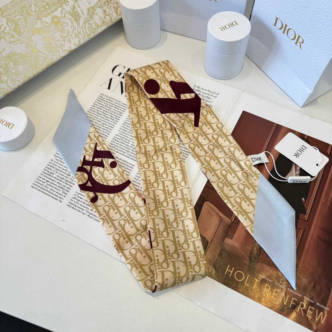 DIOR 26S SCARF 100CM IN SILK 298025