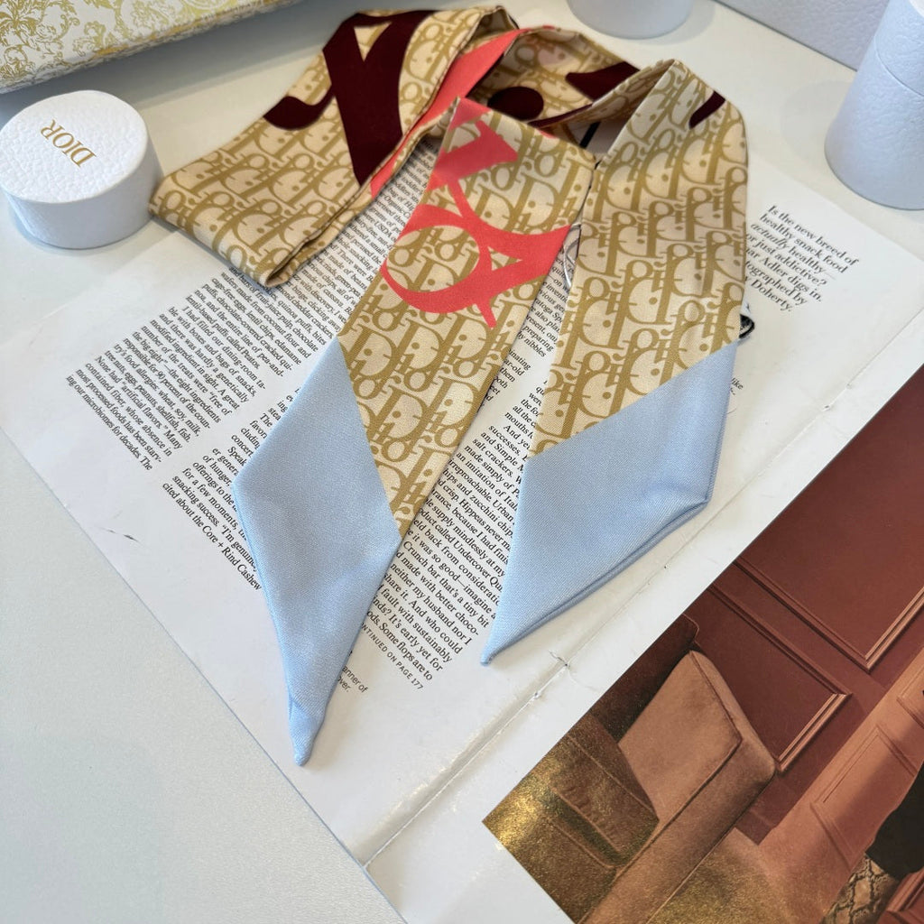 DIOR 26S SCARF 100CM IN SILK 298025