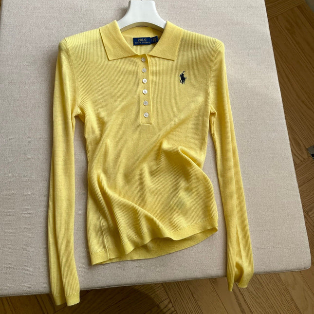 RALPH LAUREN 26S KNIT POLO SWEATER 570