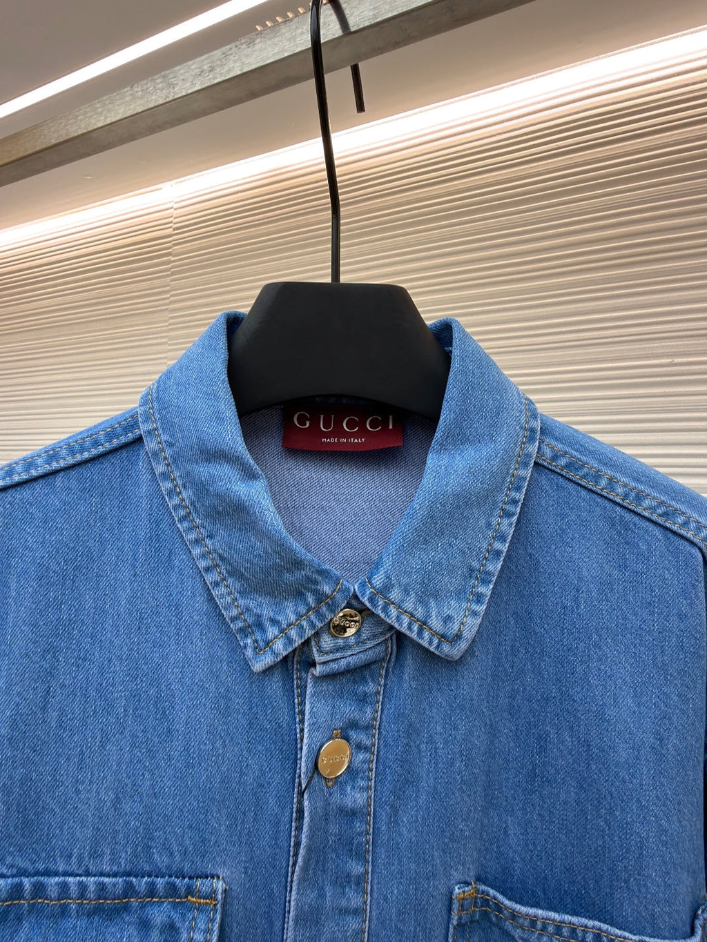 GUCCI 26S DENIM SHIRT 221