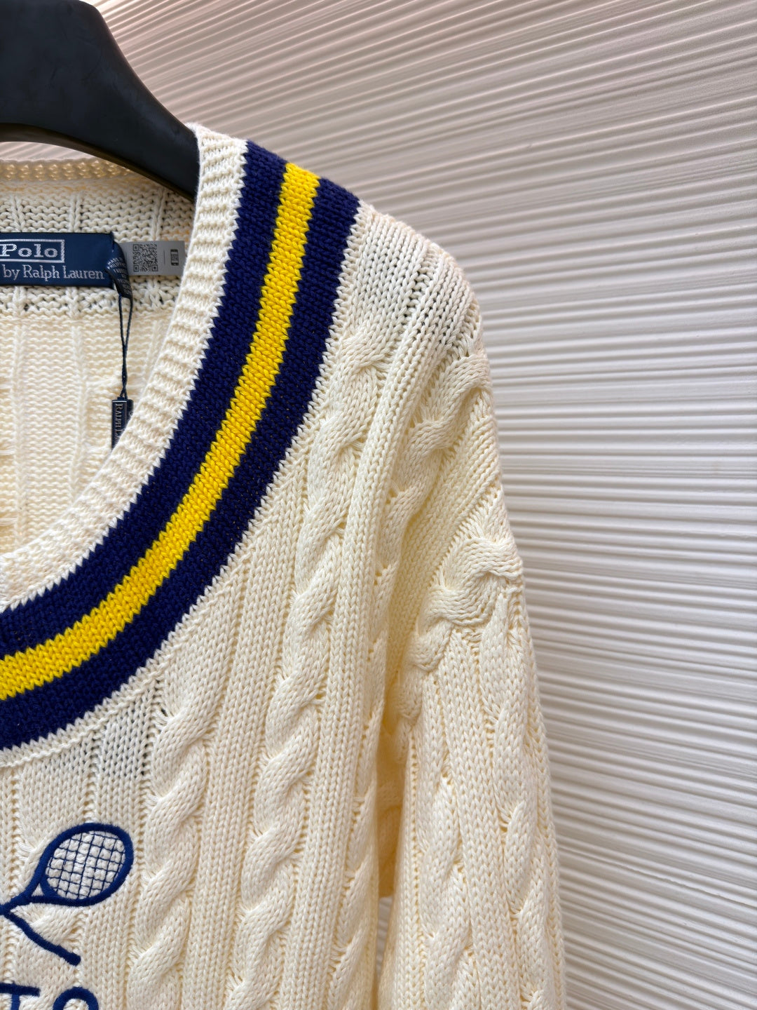 RALPH LAUREN 25S KNITTED TENNIS SWEATER 266