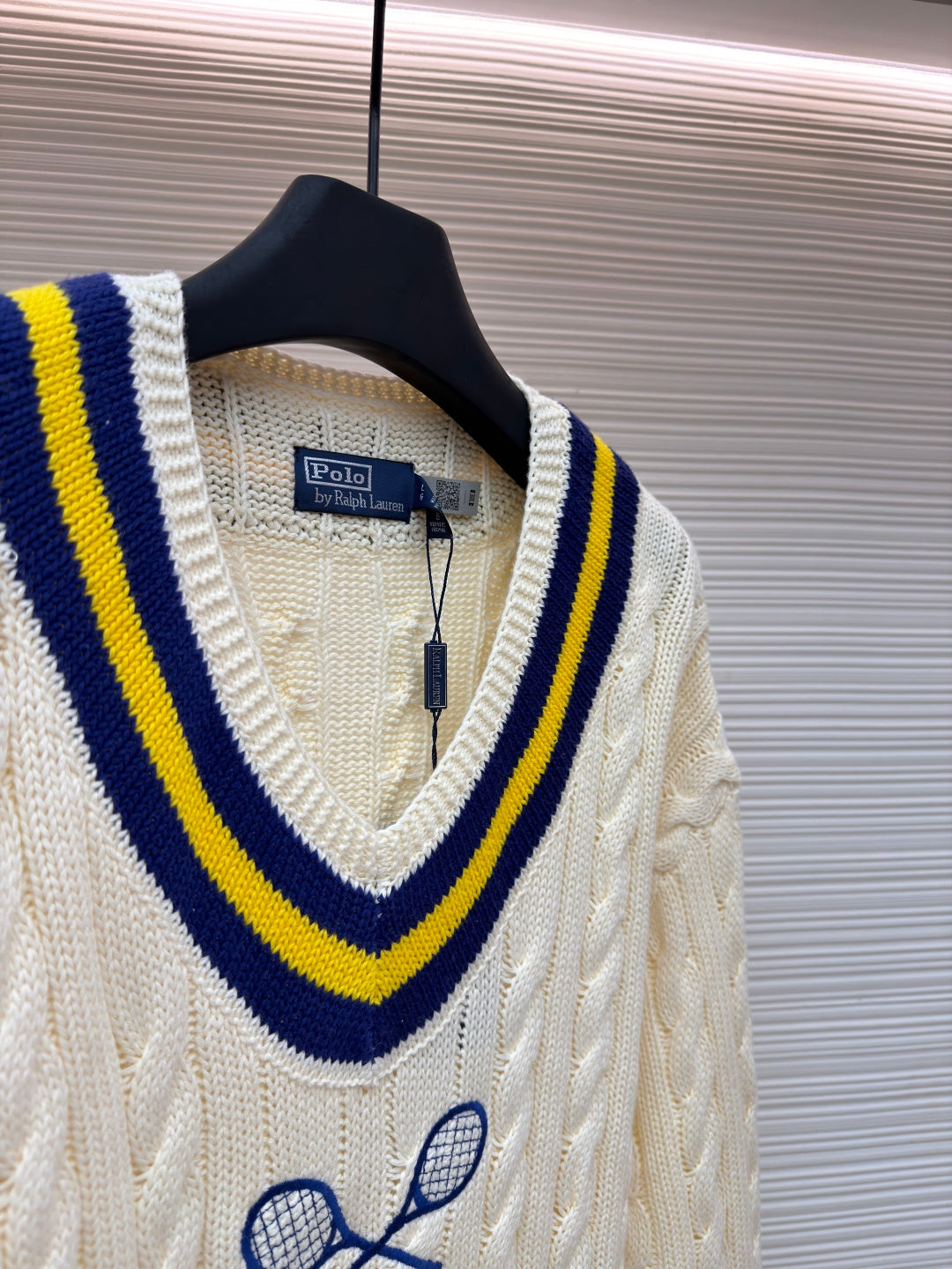 RALPH LAUREN 25S KNITTED TENNIS SWEATER 266
