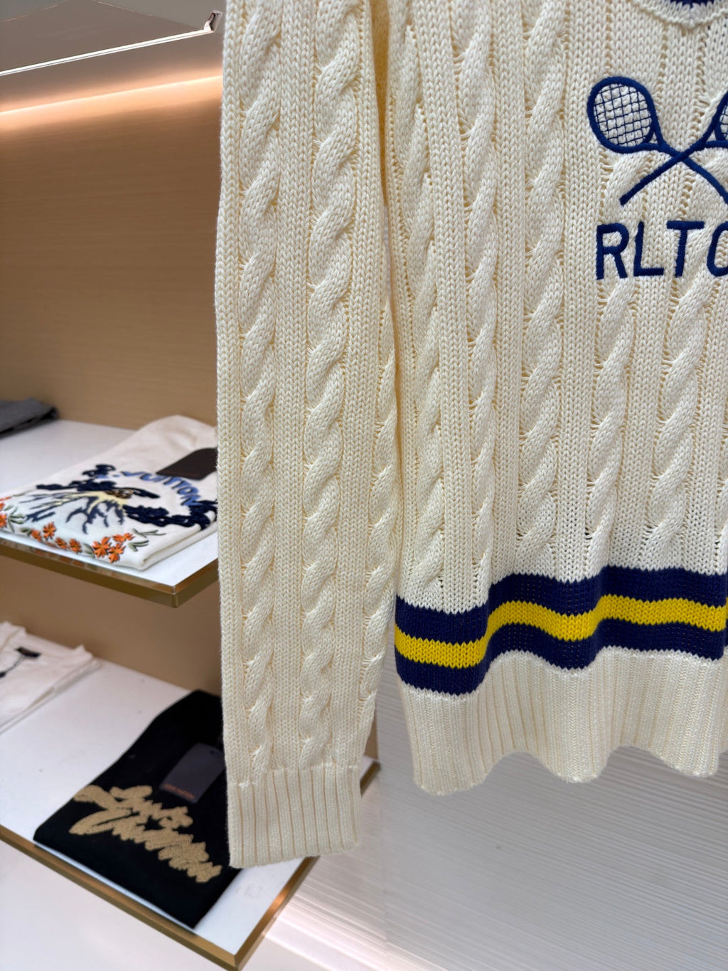 RALPH LAUREN 25S KNITTED TENNIS SWEATER 266