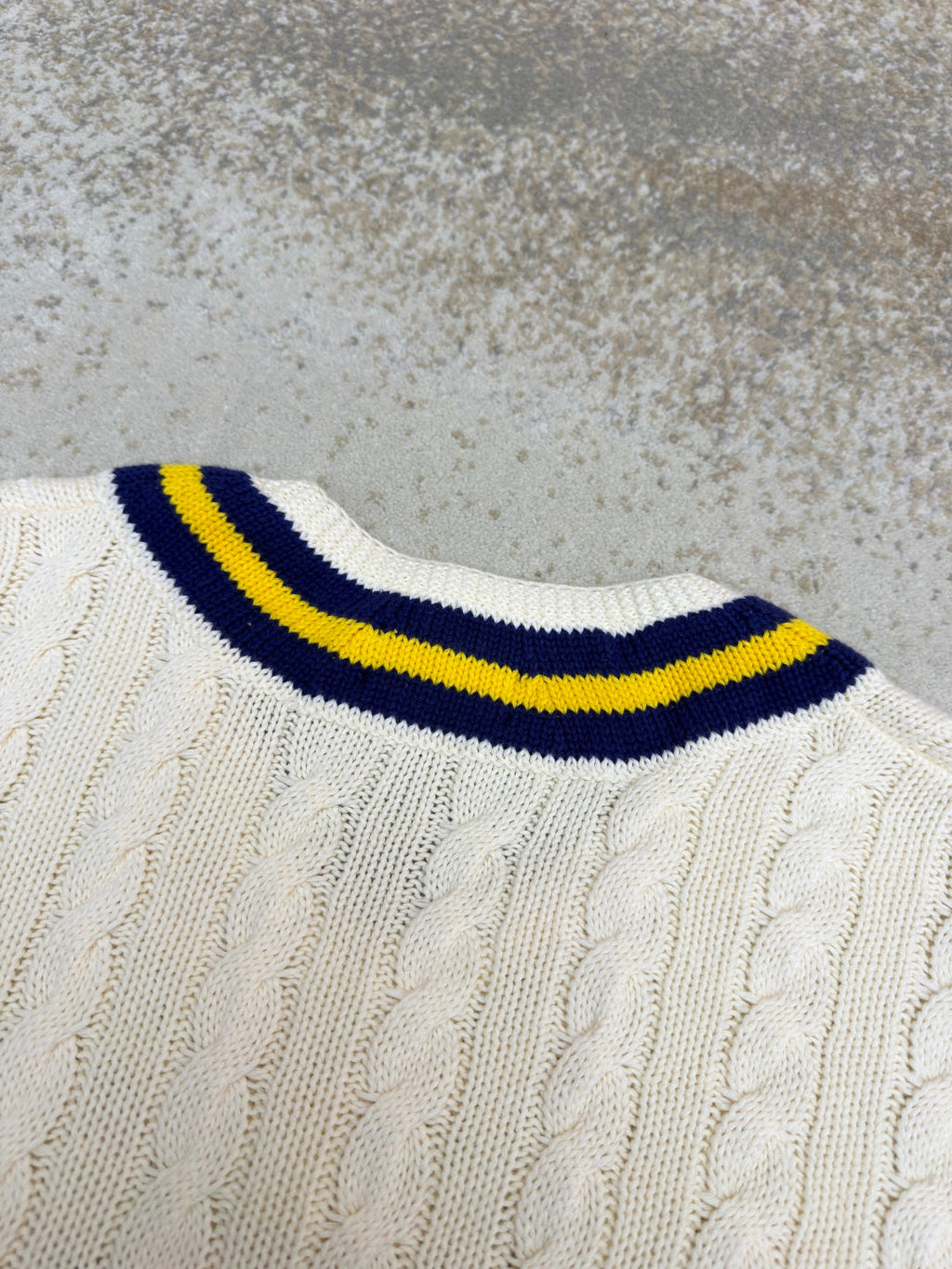 RALPH LAUREN 25S KNITTED TENNIS SWEATER 266